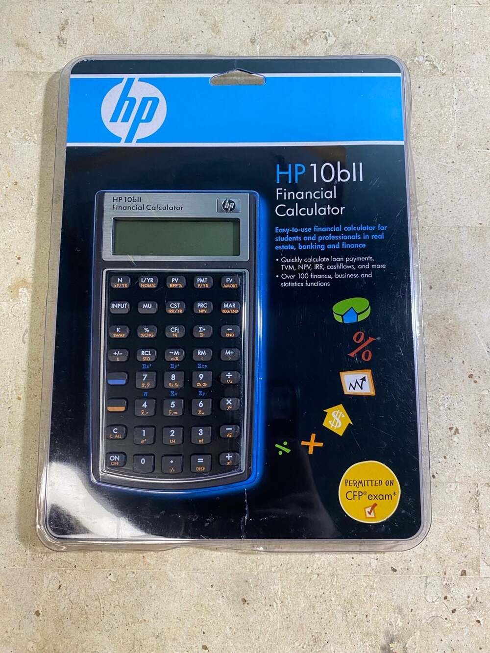 HP 10bll Financial Calculator Brand New SEALED